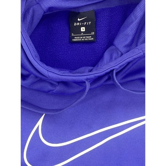 Nike Dri Fit‎ “Just Do It” Athletic Purple Hoodie Jacket Men’s Size S - Picture 9 of 11